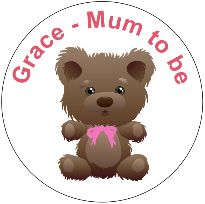 baby shower badges