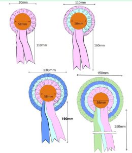 rosette dimensions