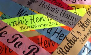 custom sashes