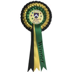 Misc Occasion Rosette with Tail Print